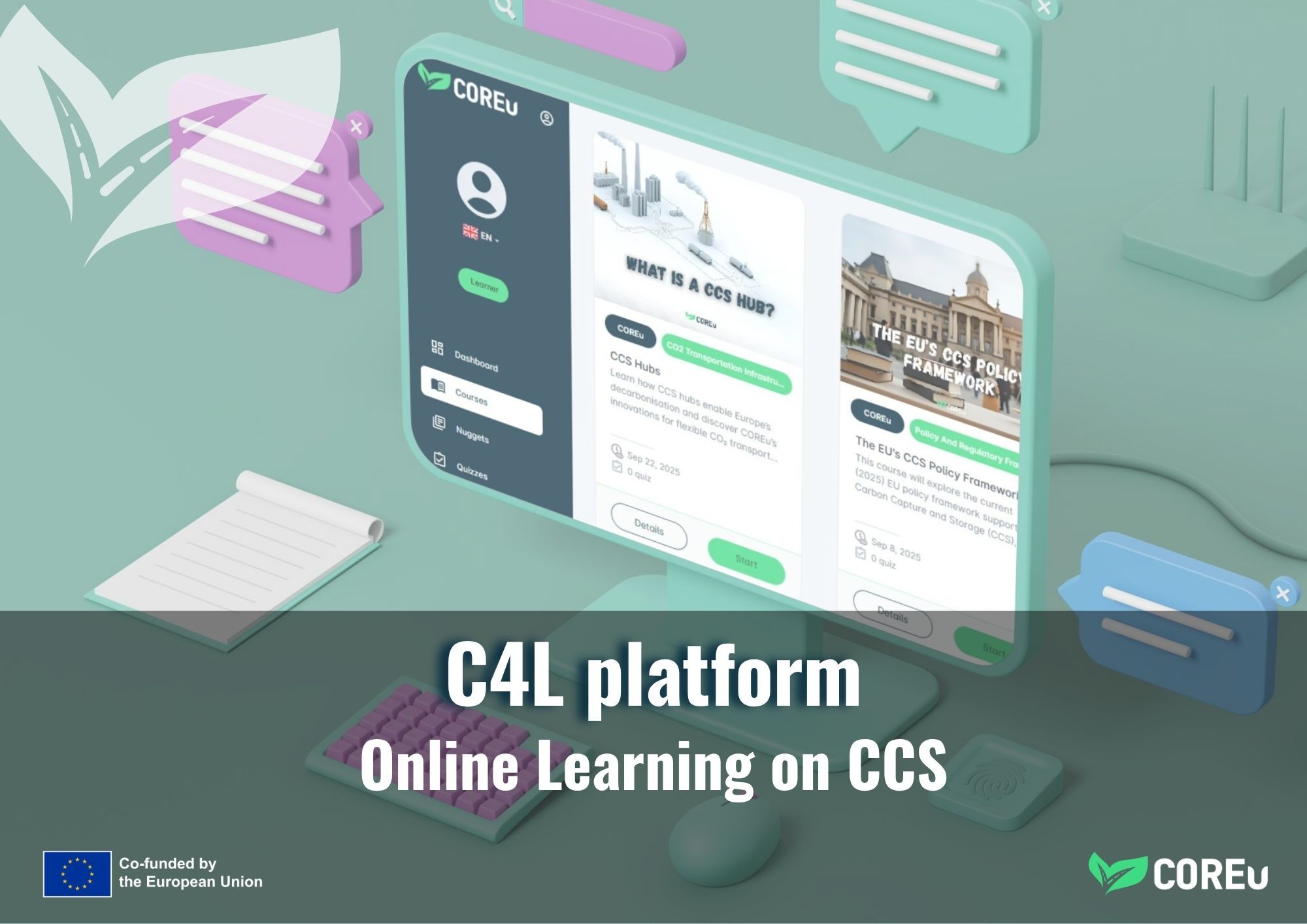 Open learning on CCS is now available on the C4L platform!