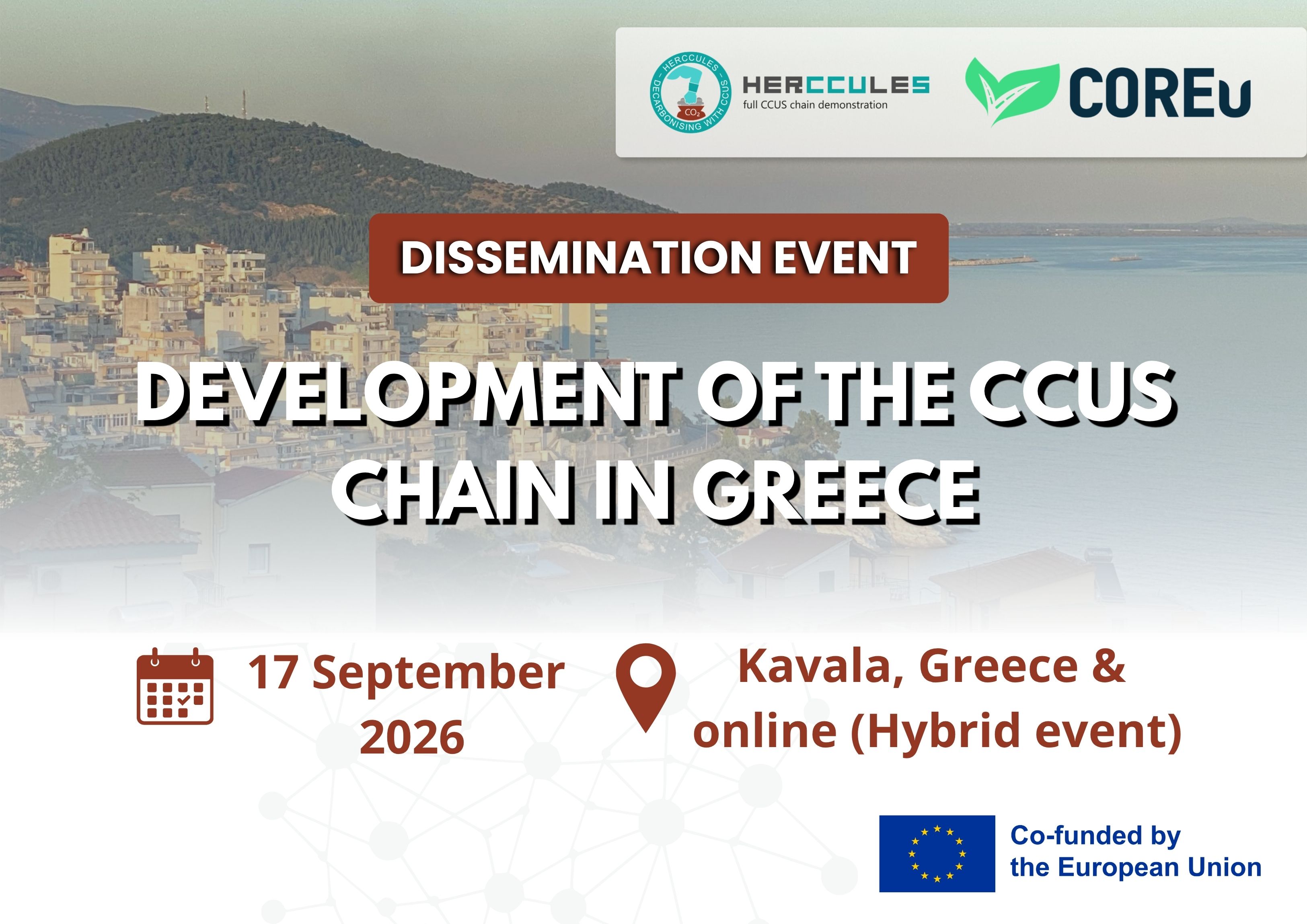 COREu x HERCCULES: Development of the CCUS chain in Greece