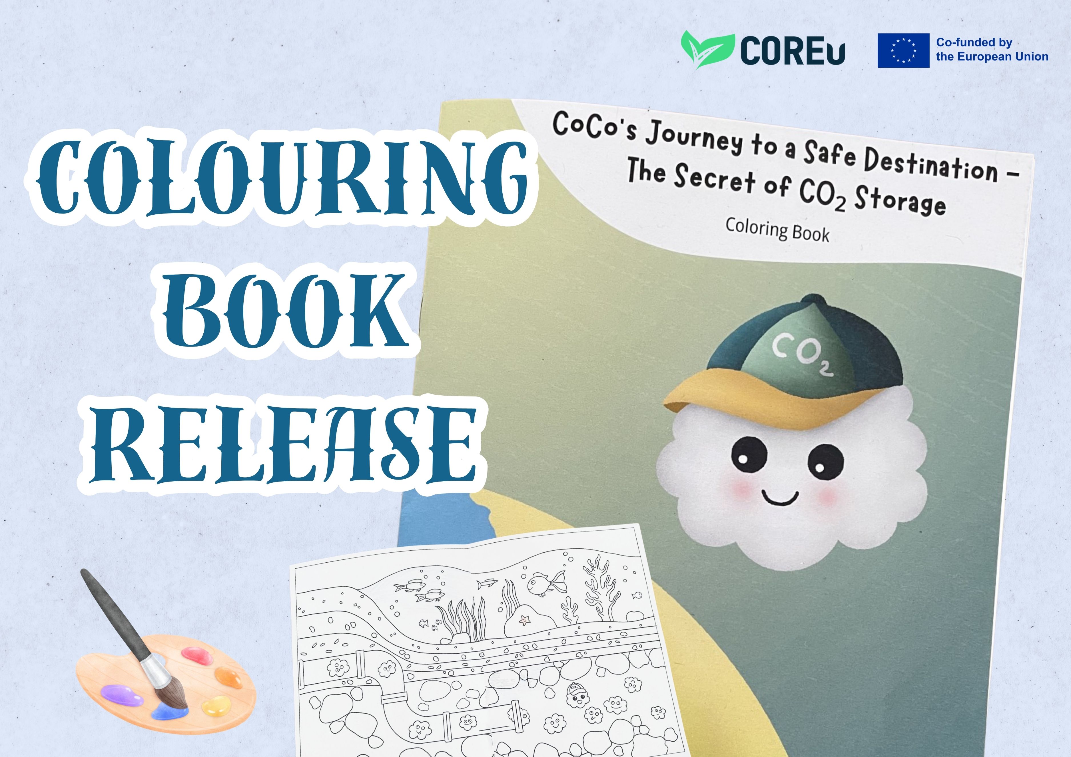COREu colouring book ''CoCo’s Journey to a Safe Destination''